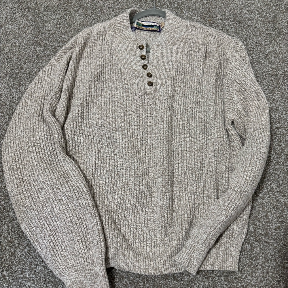 Tan oversized vintage sweater